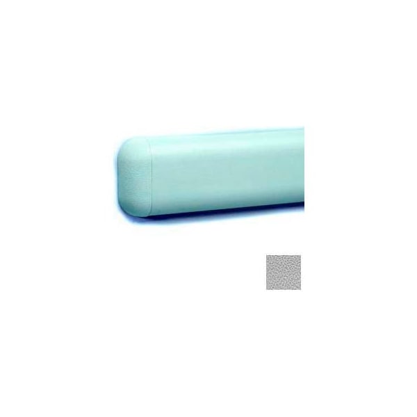 Pawling Wall Guard W/Rounded Top & Bottom Edges, Aluminum Retainer, 2-516"H x 12'L, Pearl Gray WG-3-12-289 - main